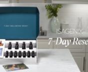 See what 7 days can do! Whether you&#39;re getting ready for a vacation, class reunion, wedding, or you just want to kick start your wellbeing routine, the Isagenix 7-Day Reset is for you. Following the Reset guide will set you up for success. It&#39;s the perfect combination of Shake Days, Cleanse Days, delicious snacks, and adaptogen support all in one beautiful box!nnnBelow are my exclusive links to order your 7-Day Reset at a discount. Includes free shipping and a free subscription so you get 15%