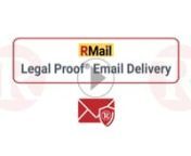 In the world of business, it can be costly when the recipient claims that the certified mail envelope received was empty or if they claim they never received an important message. That&#39;s why Legal Proof® receipts are built into RMail®. A Registered Receipt™ email record is returned for every RMail message sent, and it is the most effective way to certify the delivery of high value electronic correspondence no matter what platform the sender used to send Registered Email™ or what the recipi