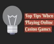 There’s nothing like playing in the comfort and convenience of your own home. And with an online casino, you can get all that – and more. But before you start wagering your hard-earned cash, there are a few things to consider. Here are our top three tips for playing online casino games safely and responsibly:nnFirst, make sure you&#39;re playing at a reputable online casino like Las Vegas Casino. There are many scams online, so make sure you&#39;re playing at a site that has a good reputation and is