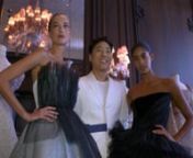 At just 26 years of age, Korean-American designer, Andrew Kwon unveiled his first RTW collection at the Baccarat Hotel during New York Fashion Week Spring/Summer 2023. We chatted with the emerging designer at the presentation of his eveningwear collection.nnHe told us his debut line was inspired by his love for the red carpet, referencing his earliest red carpet memory of Nicole Kidman in a Chanel No. 5 commercial. That glamour is reflected in his clothing, about which he said, “there’s a lo