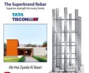 Give superior strength to your home&#39;s foundation with Tata Tiscon 550. Use the country’s superbrand rebar for the promise of safety and more, visit to shop : https://aashiyana.tatasteel.com/shop-tata-steel-online/shop-by-product/Tata-Tiscon