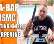 Get Your Wicked Edge Sharpener HERE:nhttps://actv.at/LdK/nnSharpening My USMC KA-BAR Fighting Knife &#124; Wicked EdgennA Wicked Edge sharpener is used in this video to show you how to sharpen a USMC KA-BAR knife. I will go into detail on how to sharpen a USMC fighting knife. Sharpening my USMC knife with Wicked Edge sharpeners is a task that I perform a few times per year. I will show you the ease of sharpening your USMC KA-BAR knife using Wicked Edge sharpeners. This video demonstrates Wicked Edge