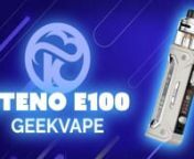 Découvrez le kit Eteno E100 de chez Geekvape : https://www.kumulusvape.fr/cigarette-electronique-geekvape/16543-aegis-eteno-geekvape.htmlnnAttention, l&#39;Aegis Eteno E100 dispose d&#39;un emplacement pour accu 18650, tandis que l&#39;Aegis Eteno E100i dispose d&#39;une batterie intégrée.n___________________________nn0:00 - Présentation du kit Eteno E100 de chez Geekvape.n0:16 - La promesse de Geekvape.n- Avec son kit Eteno E100, Geekvape nous livre un véritable char d’assaut ! Solide et étanche, grâc