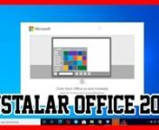 Aprende a instalar Office 2019 gratis de manera rápida y sencilla. Sigue este tutorial paso a paso para descargar y configurar Microsoft Office 2019 en tu PC.nnLink: https://rebrand.ly/KMS-Tools-13-05-2020nContraseña: 123