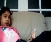 little girl farts on couch