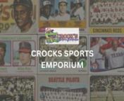 Crocks Sports Emporium is the best baseball cards online store. Not only do we have the best baseball cards selection, but we also offer a wide range of products that can interest any collector. Our products include sports memorabilia, Pokémon, Dragan Ball Z, Fortnite, Funko pops, comics and much more. We&#39;re dedicated to offering our customers the best possible service and most comprehensive selection of baseball cards and collectibles. So whether you&#39;re a seasoned collector or just getting sta