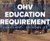 Host Adventure: OHV Education Requirement: (0:00)nThis week on AYL Chad and Ria take an in depth look at the new OHV education requirement that started on the 1st of January. They get some greatinsight into what this free online requirement entails, speak to some industry experts and have a wide range of experience levels in the AYL office sharing their experiences of going through the training. This training is required for all OHV’s including Dirt Bikes, ATV’s, Modified Jeeps or Rock Cra
