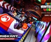 Universal City, California, June 2, 2022 – When “Mario Kart™: Bowser’s Challenge” opens in SUPER NINTENDO WORLD™ at Universal Studios Hollywood in early 2023, guests and fans will find themselves immersed in one of the world’s largest, most interactive rides they have ever experienced. It seamlessly fuses augmented reality with projection mapping technology and actual set pieces along a moving ride track to debut a ride that’s unparalleled anywhere within the theme park industry.