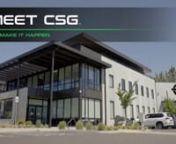 CSG new company video