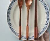 wooden_tableware_set_wooden_chopsticks&_fork&_spoon _sudu_garpu_penyepit_kayu 木湯匙木勺子叉子筷子套裝 from sudu