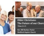 Wolffork Baptist Church provides this online worship video each Sunday morning. It is intended to bring a time of worship for church members, as well as anyone who would want to watch and hear an uplifting message from God&#39;s Word. This Online service is delayed by one week.nnIn this service, Pastor Bill Barker brings the message