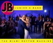 Junior’s Band (The Miami Rhythm Machine) is a Global Recording Artist Band with an incredibly unique style that combines Top 40s English and Spanish mainstream pop songs by artists such as Camila Cabello, Maroon5, Dua Lipa, Calvin Harris, Bruno Mars, Ariana Grande, Daddy Yankee, Ozuna, Bad Bunny and many more along with 80s and 90s Hits with Tropical-hip rhythms underneath. Junior’s Band are Creators of the music movement (DOYO – Dance on your own) that engages audiences in dancing freely