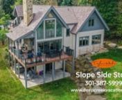 Book Slope Side Story today! &#124; https://www.deepcreekvacations.com/booking/slope-side-storyn────────────────────────────────────────nnOffering a ski in/ski out location that can’t be beat, this new-construction home is the ultimate Deep Creek Lake retreat! It is brimming with amenities that will keep every member of the family entertained. nnUpscale finishes and well-chosen décor fill the spacious interior. Step in