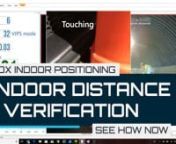 The VBOX Indoor Positioning System provides +/- 2cm Static Point positional accuracy indoors.