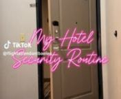 What do you do to make your hotel room secure when you first arrive?In this video Bae Lee shares her hotel security tips, including checking her bed for bed bugs.nnnBae Lee, a veteran Flight Attendant travels the world and spends much of her life living in hotels.Here is her expertise for you to watch.nnPlease note: This is NOT a paid endorsement/commercial for Premo Guard.nnYou can check out more of her videos on TikTok at: https://www.tiktok.com/@flightattendantbaelee/video/730747823
