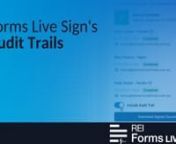 Learn to enable the Audit Trail feature so you can keep record of the signing process in the form of a downloadable PDF.nnWebsite &#124; reiformslive.com.au