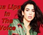 Dua Lipa in The VoicennDua Lipa was born in London on August 22, 1995. nShe is an Anglo-Albanian singer, songwriter, actress, dancer and model.nHer mezzo-soprano vocal range and disco-influenced production have received critical acclaim and media coverage. She has received numerous accolades throughout her career including six Brit Awards, three Grammy Awards, two MTV Europe Music Awards, an MTV Video Music Award, two Billboard Music Awards, an American Music Award, and two Guinness World Record