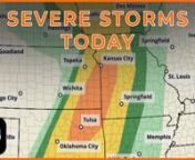 A broad risk of strong to severe thunderstorms stretches across the Corn Belt, the Plains and nthe Missouri Valley. Very large hail, damaging winds and a few tornadoes will be possible. nMyRadar meteorologist Matthew Cappucci has an update.
