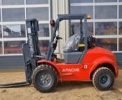 Apache CPC35 2WD Rough Terrain Forklift, 2 Stage Mast, Side Shift, Forks, Service Kit &amp; Tool Box (Copy of EC Declaration of Conformity Available) - 2307080n140366122 - AK