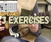 In this video I share a set of exercises that can help you improve your playing in a real way. The exercises presented combine an ascending arpeggio with a descending scale to help you integrate your understanding of these important musical tools. nnPresented in 3 difficulty levels, these exercises should a good skill builder and challenge for intermediate to advanced level players. nn⁌ Links ⁍nnFree Pdf w/ sheet music and tabs available here:n☞ https://www.practicemakesbettermusic.com/gui