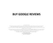 Buy Google ReviewsnAlmost 95% of shoppers and 93% of local customers see online reviews before determining if a business is good or bad. Google reviews have no alternative for increasing a brands reputation. They don’t just get you more trustworthiness, but also a better feedback loop. However, not all your customers take the time to review your business and get you the juice you need.nnWhy would you give up on what your business deserves when you can buy google reviews? Well, we’re here to