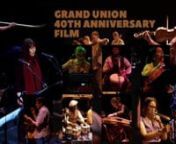 Grand Union Orchestra 40th Anniversary Film captures the energy and spontaneity of a typical Grand Union live performance. It features British artists from every major musical culture worldwide, many of them first generation migrants.nnThe narrative reflects their lived experience and global heritage, and draws on historical and contemporary events. It explores the astonishing range of original music and songs composed for the Grand Union Orchestra by Tony Haynes for over 40 years.nnThis is mult
