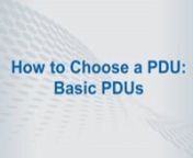 In this video, we will provide an overview of the Tripp Lite PDU line, then focus on the special features of Basic PDUs.nnTripp Lite makes more than 100 models of network-grade PDUs.nnTripp Lite PDUs are available for all network applications, including data centers, server rooms, network closets and remote cabinets.nnTripp Lite PDUs are divided into four main types: Basic, Metered, Monitored and Switched. Each PDU type after Basic includes all the features of the previous type and also includes