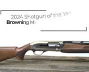 Introducing the 2024 Shotgun of the Year, the Browning Maxus II Ultimate. nThis exceptional 12-gauge semi-automatic shotgun with a 3” chamber stands as a testament to both form and function. Its 28” barrel features a striking gloss blue finish, complemented by a nickel-plated receiver adorned with exclusive DU embellishments. The shotgun boasts a DU-exclusive oil-finished walnut stock, showcasing the unparalleled beauty of grade 3 walnut. With its meticulously crafted design and a special DU