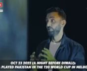 VIRAT KOHLI INTERVIEW_ INDIA VS PAKISTAN T20 WORLD CUP MCG _ BELIEVE THE DIWALI MIRACLE _ IND vs PAK from ind vs pak world cup