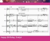 On the occasion of Laura&#39;s sister Evelyn&#39;s birthday, I wrote and arranged this song and we sang it for this production. The woodwind quartet audio is from Sibelius and NotePerformer3. Happy Birthday Waltz II. Copyright © 2024 John Robert Whitney