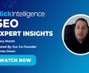 Welcome back to another episode of SEO Expert Insights! nnIn this episode, our Co-Founder and Director James Owen, discusses Google ‘March 2023 broad core update’, DuckDuckGo enters the AI race, Google Bard Citations, GA4 Migration, Google brings AI to Google docs, and Gmail. nnFollow along with the article &amp; resource links: nnPart 1: nArticle 1 &#124; tinyurl.com/Google-March-2023-Core-Update nnSemrush Sensor: tinyurl.com/Semrush-Sensor nnRank Ranger, Rank Risk Index: tinyurl.com/Google-Serp