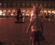 Alleke got her first flamenco lesson in Plaza Mayor while we were walking home from the ice cream shop.