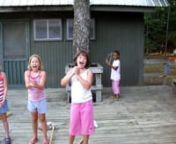 The girls gave an impromptu performance of a camp song: Baby Bumblebee.After they practiced a few times, I had to record it.Hilarious!
