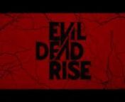 Moving the action out of the woods and into the city, “Evil Dead Rise” tells a twisted tale of two estranged sisters, whose reunion is cut short by the rise of flesh possessing demons, thrusting them into a primal battle for survival as they face the most nightmarish version of family imaginable.
