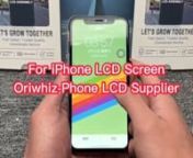 For iPhone OLED Screen LCD Display Mobile Phone Parts Wholesale &#124; oriwhiz.comnhttps://www.oriwhiz.com/products/replacement-for-iphone-13-pro-oled-screen-digitizer-assembly-black-1002803nhttps://www.oriwhiz.com/blogs/cellphone-repair-parts-gudie/lcd-screen-making-processnhttps://www.oriwhiz.comtn------------------------nJoin us to get new product info and quotes anytime:nhttps://t.me/oriwhiznFollow our company Facebook Page to get the latest guides,news and discount info:https://www.facebook.com/