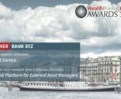 WB Swiss Awards 2023 - Bank Syz from syz