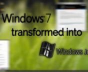 Windows 7 transformed into Windows JuliannWindows 7 to Windows Julia Transformation Pack TutorialnnFollow along as I show you how to transform the look of your Windows 7 operating system into Windows Julia using the Windows Julia Transformation Pack. This transformation pack combines elements of Windows XP and Longhorn to give your computer a unique and impressive new look.nn------------------nnDownload links for the Windows Julia Transformation Pack are included in the description, along with i