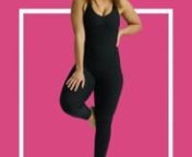 Few things can revitalize your wardrobe like a sleek jumpsuit. This soft and stretchy one-piece isn&#39;t just comfortable to wear; it&#39;s a joy for the fingertips. The ribbed texture and ample stretch make it a flattering, flexible arrow in your wardrobe quiver. Best of all, it can be a complete outfit or the launchpad of a dozen different looks. nnStretchy, silky, vertically ribbed fabric.nFlattering vee contour at waistline.nCriss-cross shoulder straps.nLight, built-in bra with removable cup pads.