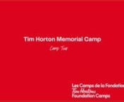 Hi! Bienvenue! Welcome to Tim Horton Memorial Camp! nnToday we’ll be taking a guided tour with The Hands of Mystery showing you around our site and many of the activities we have on offer here.nnWhere should we headfirst Hands of Mystery? nnThe Bunkhouse? Sounds like a great first stop! Here at Memorial Camp we have 3 different bunkhouses that all feature layouts similar to this one. Lets head inside and take a look! Thanks for getting the door Hands of Mystery. nnEach bunk house has a set of