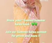 Buy the coolest summer saaree look from Silk Petalss from saaree
