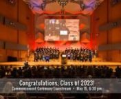 Normandale honors 2022-23 graduates with the livestream broadcast of the 2023 Commencement Ceremony at Orchestra Hall (in Minneapolis, Minn.) on Monday, May 15 at 6:30 p.m.
