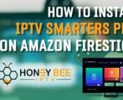 Learn how to install IPTV Smarters Pro on Amazon Fire TV Stick. Visit our website https://honeybeeiptv.com/ to learn about our subscription service.