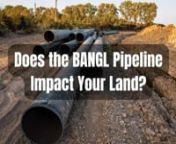 Call 800-266-4870 or text 979-320-9320 and visit https://txcondemnationrights.com.In this video, Texas condemnation rights lawyer Philip Hundl talks about the BANGL Pipeline Expansion affecting landowners in the following counties -- La Salle, McMullen, Live Oak, Bee, Goliad, Victoria, Jackson, Wharton and Matagorda. The pipeline starts in Cotulla and ends in Sweeny.nnLinks:nnWhitewater Midstream BANGL Project Viewer - https://whitewatermidstream.com/bangl-project-viewernnIf you are a Texas pr