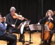 Douglas Lilburn: String TrionAllegro non troppo; Allegretto; AllegronnMartin Riseley (violin), Donald Maurice (viola), Inbal Megiddo (cello)nnThis work was performed on June 10, 2011 as part of a New Zealand School of Music&#39;s &#39;Friday at 5&#39; concert. This particular concert, &#39;Remembering Lilburn&#39;, commemorated the 10th anniversary of the composer&#39;s death on June 6, 2001 by focusing on some of his string chamber works.nnThe concert also included Lilburn&#39;s String Quartet in e minor and his Violin Co