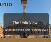 Check out the Unio View for the week beginning 19 February 2024.nnIn summary:nn↗ Both the UK and Japan have entered technical recessions, yet their stock markets have remained stable. The same is true of the German Dax index, as economists expect the German economy to enter a recession at the end of this week.nn↗ Global equities remained positive over the week, despite stock markets falling in the US.nn↗ Weak Q4 GDP resulted in the UK economy entering a recession. The economy contracted by