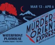Waterfront Playhouse \ from murder on the orient express book cover
