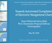 Oceanography student Tamer Mohamed Samy Nada defends his doctoral dissertation proposal,