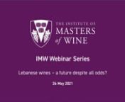 Join Caro Maurer MW and a panel of experts for a webinar and guided tasting as they explore the challenges facing Lebanese wineries, the initiatives they are taking and what the future may hold for the industry.nnWine has been produced in Lebanon for millennia. The landscape of Lebanese wine has changed over the years. From the Jesuits in the mid 19th Century, to the French Protectorate from 1923 to 1946, which further reinforced the French influence on Lebanese wines. But the last two centuries