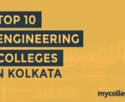 Here is the list of top 10 engineering colleges in Kolkata, to know about them and their details.nSo, do watch this video till the end and hit the like and subscribe button to stay tuned for the next update and don&#39;t forget to leave a comment to let us know which college suits you.nHere is the list :n1. Jadavpur University - https://bit.ly/2SVmwz4n2. IIEST Shibpur - https://bit.ly/3pgqkHin3. IEM Kolkata - https://bit.ly/3uSqfuGn4. Heritage Institute of Technology - https://bit.ly/3yXVzeTn5. Tech