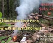 If you are looking for an extended binge session, relax back with the sights and sounds of Solomon Forest Nudist Male Campground. Located in an environmental reserve, Join Christian on his wildlife adventure with the challenges and pleasures of social isolation as a gay Christian man. By faith, he gets through it all. Determination and courage in a wild world of wonder.nnA film series by one man living nudist living at a conservation forest in Australia. This film begins in late 2018, follow Chr